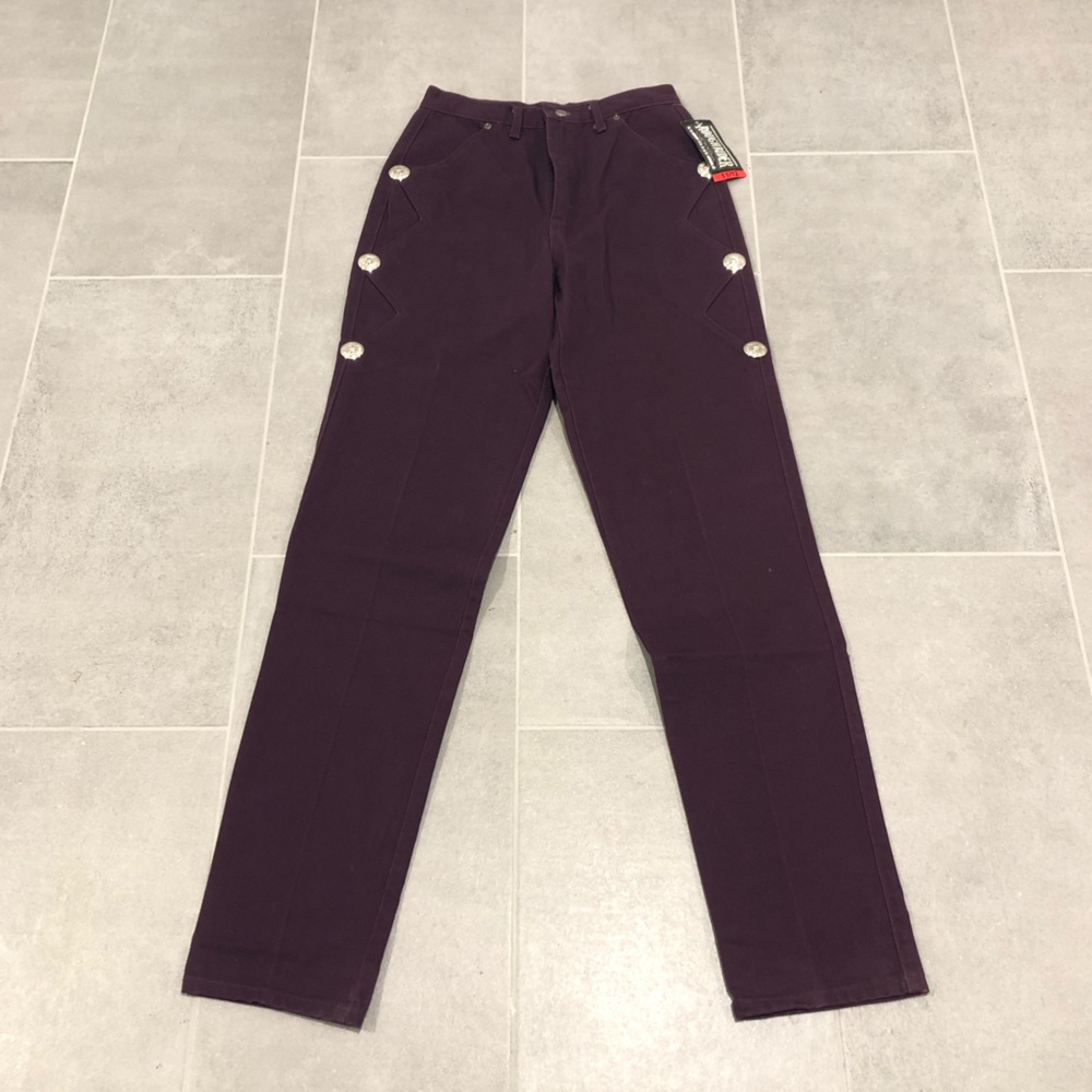 Vintage Roughrider Jeans By Circle T Made in USA Purple